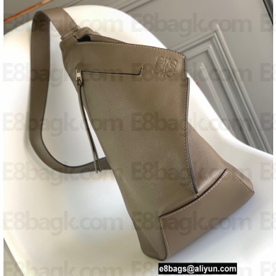 Loewe Small Anton backpack Bag in soft grained calfskin Etoupe 2022