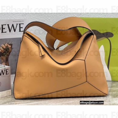 Loewe Large Puzzle Hobo bag in nappa calfskin Brown 2022