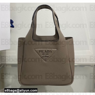 Prada Leather handbag 1BA349 Gray 2022