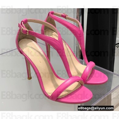 Gianvito Rossi Heel 10.5cm Eiko Stiletto Leather Sandals Fuchsia 2022