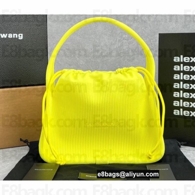 Alexander Wang Ryan Small Bag In Rib Knit Yellow 2022