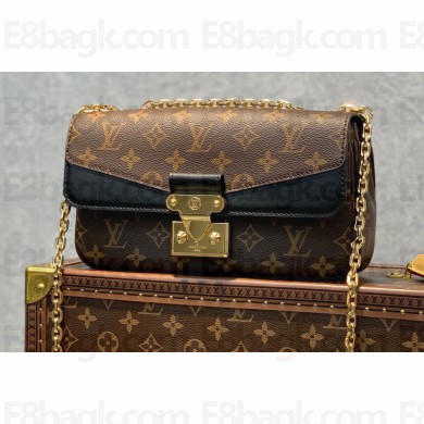 Louis Vuitton Monogram Canvas Marceau Chain Bag M46126 Black