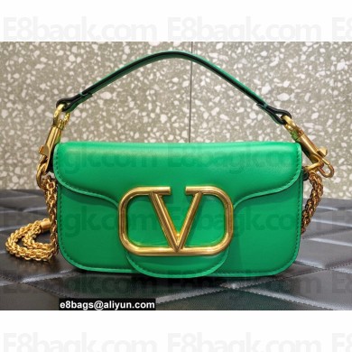 Valentino VLogo Signature Loco Small Shoulder Bag Green 2022
