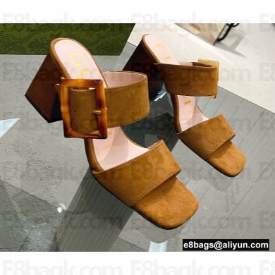 Gucci Heel 7cm sandals with bamboo buckle 03 2022