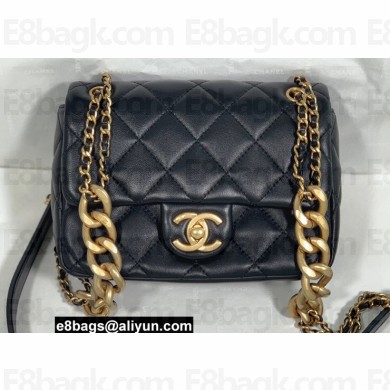 Chanel Lambskin Mini Flap Bag AS3109 Black 2022