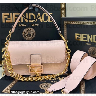 Fendi x Versace Fendace Brooch Baguette Bag Pink 2022