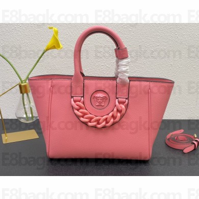 Versace La Medusa Chain Tote Bag Pink