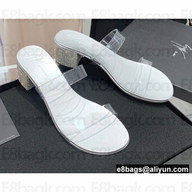 Giuseppe Zanotti crystal Heel 4.5cm Transparent PVC Mule sandals