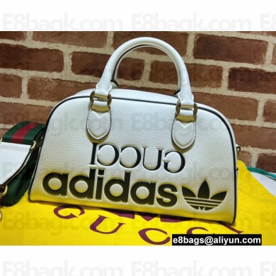 Gucci x Adidas mini duffle bag 702397 leather White 2022
