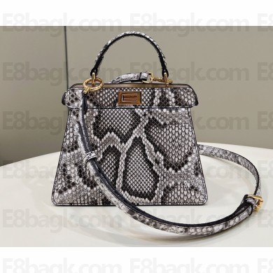 Fendi Python Peekaboo ISeeU Petite Bag 2022