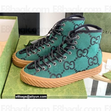 Gucci Maxi GG canvas high-top sneakers Green 2022