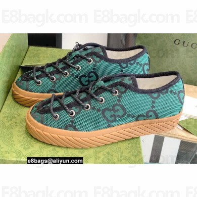 Gucci Maxi GG canvas Low-top sneakers Green 2022