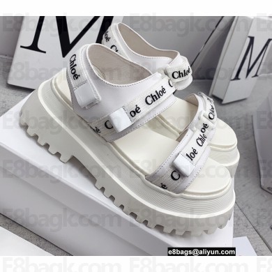Chloe Logo Calfskin Sandals 02 2022