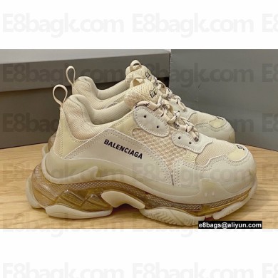 Balenciaga Triple S Clear Sole Women/Men Sneakers Top Quality 44 2022