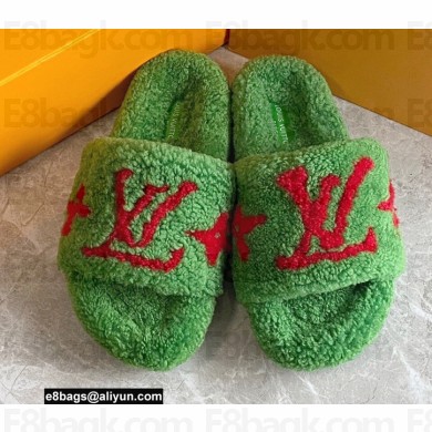 Louis Vuitton Shearling Paseo Flat Comfort Mules 01 2022