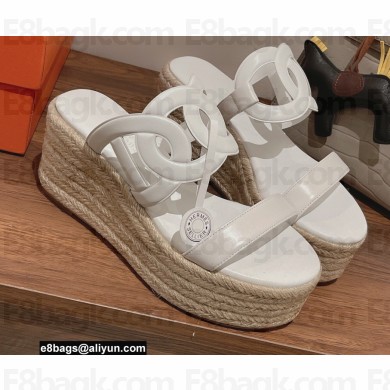Hermes Chaine d'Ancre Epopee Espadrilles White 2022