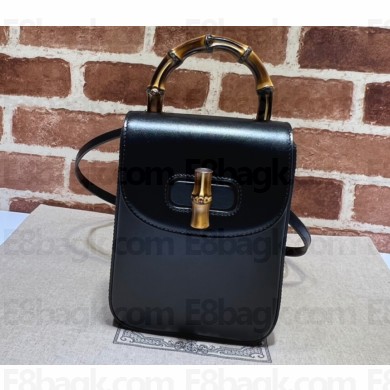 Gucci Bamboo mini handbag ‎702106 Black 2022