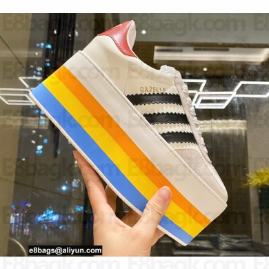 Gucci x adidas women's GG Gazelle sneakers 707873 White 2022