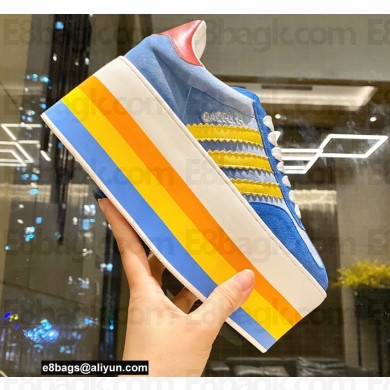 Gucci x adidas women's GG Gazelle sneakers 707873 Blue 2022