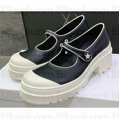 Dior Heel 5.5cm Supple Calfskin D-Doll 2.0 Pumps Black/White 2022