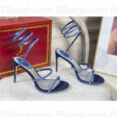 Rene Caovilla Cleo Thin-heeled 9.5cm Jewel Sandals 01 2022