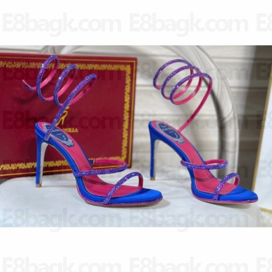 Rene Caovilla Cleo Thin-heeled 9.5cm Jewel Sandals 02 2022