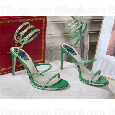 Rene Caovilla Cleo Thin-heeled 9.5cm Jewel Sandals 07 2022