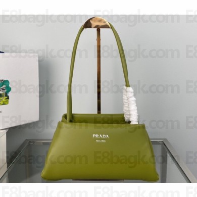 Prada Small leather bag 1BA368 Green 2022