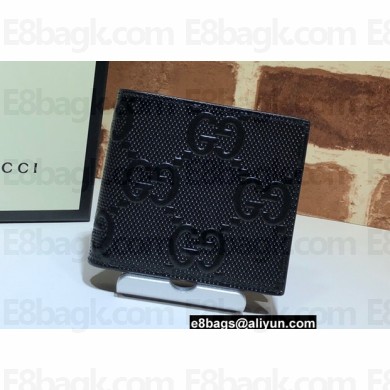 Gucci GG embossed wallet 625562 Black