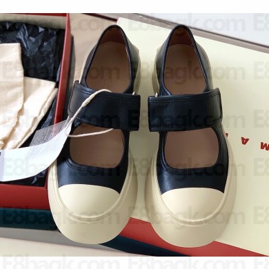 Marni leather Pablo Mary Jane Sneakers Black 2022