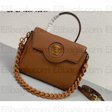 Versace La Medusa Medium Handbag 307 Caramel