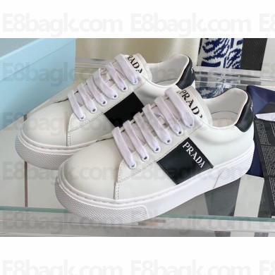 Prada Calfskin White Sneakers 04 2022