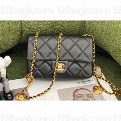 Chanel Mini Flap Bag in Lambskin AS3457 Black 2022