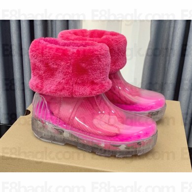 UGG Drizlita Clear Waterproof Boots with Removable sheepskin sock Fuchsia 2022