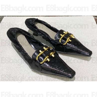 Bottega Veneta leather madame pumps Black