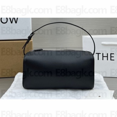 The Row 90s Top-handle Bag in Leather 1816 Lambskin Black