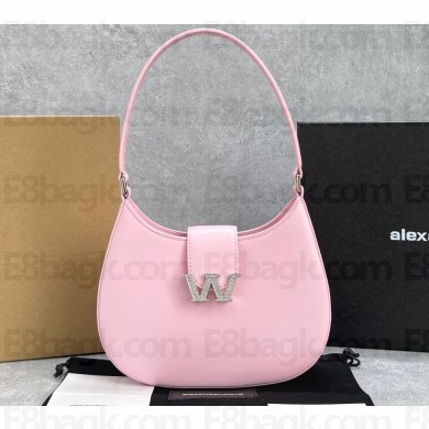 Alexander Wang W Legacy Small Hobo Bag In Leather 3046 Pink