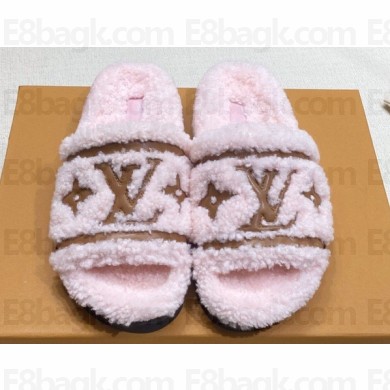 Louis Vuitton Shearling Flat Comfort Mules 04