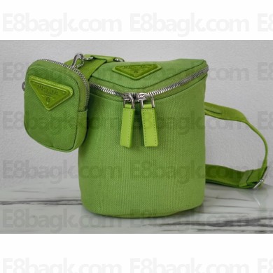 Prada Canvas shoulder bag 2VH147 Green 2022