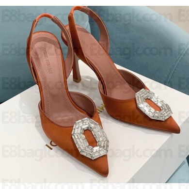 Amina Muaddi Heel 10cm Camelia Slingbacks 12 2022