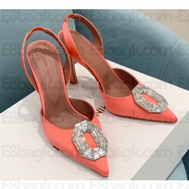 Amina Muaddi Heel 10cm Camelia Slingbacks 14 2022