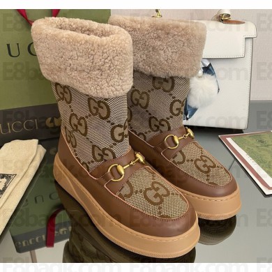 Gucci Heel 3cm Shearling Lining ankle boots with Horsebit 05 2022