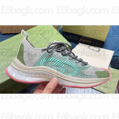Gucci Technical Knit Fabric Run Women/Men Sneakers 03 2022