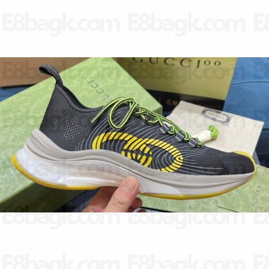 Gucci Technical Knit Fabric Run Women/Men Sneakers 01 2022
