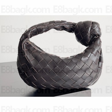 Bottega Veneta intrecciato leather mini jodie top handle bag fondant 2023