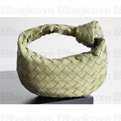 Bottega Veneta intrecciato leather mini jodie top handle bag TRAVERTINE 2023