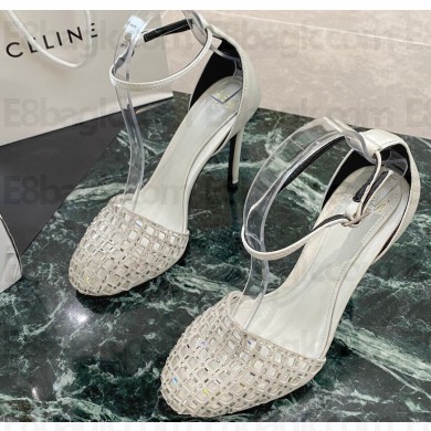 Alevi Milano Heel 10.5cm Crystal Molly Satin Sandals 03 2022