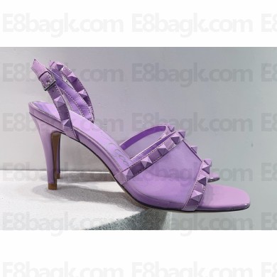 Valentino Rockstud Alcove Leather and Mesh Sandals 07 2022
