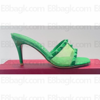 Valentino Rockstud Alcove Leather and Mesh Mules 12 2022