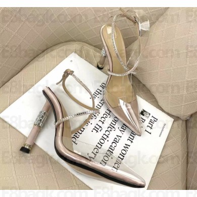 Alevi Milano Heel 10.5cm Crystal Tania Satin Sandals 04 2022